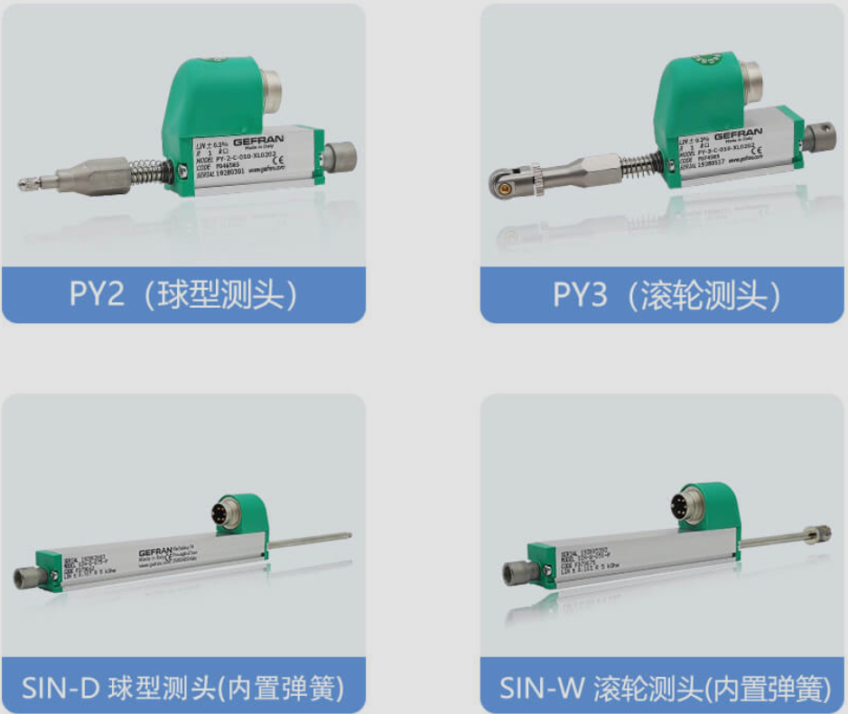 PY-2-C-010-XL0202 PY-2-C-025-XL0202自復(fù)位直線位移傳感器 電子尺 杰佛倫 GEFRAN